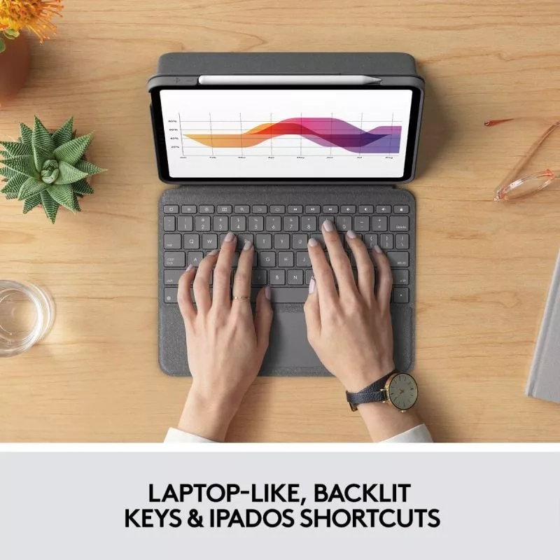 Logitech Folio Touch iPad Keyboard Case (4th Generation) with Trackpad and Smart Connector Logitech Folio Touch iPad Keyboard Case (4th Generation) with Trackpad and Smart Connector