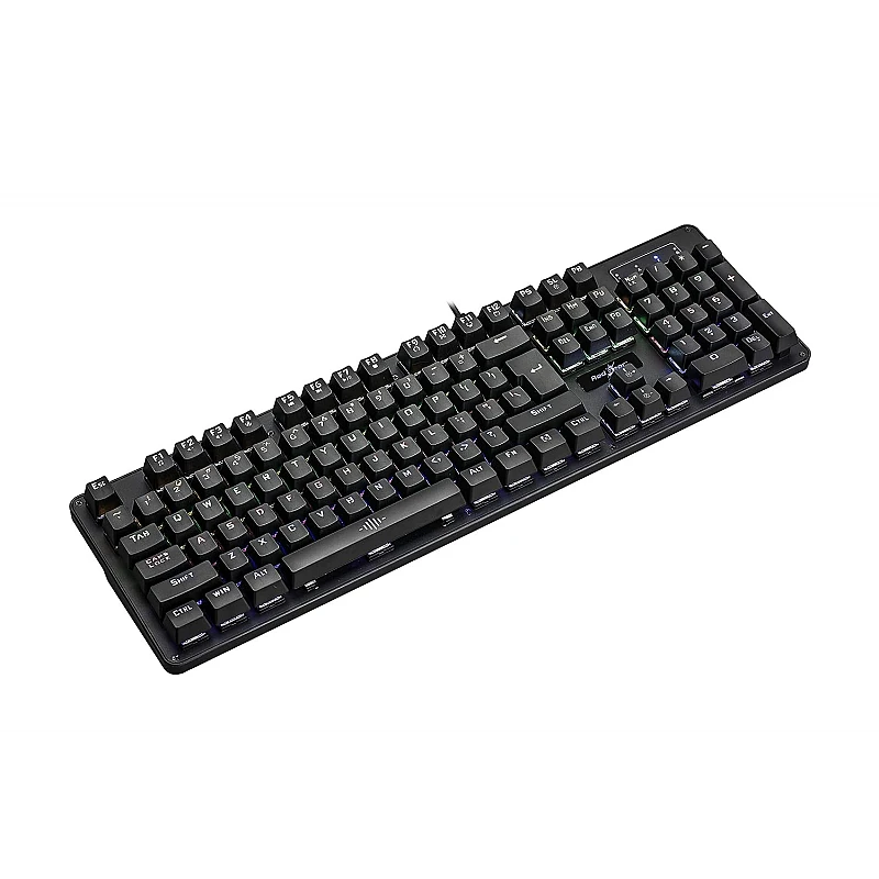 Redgear Shadow Amulet Mechanical Keyboard with Clicky Blue Switch, Rainbow LED Modes Redgear Shadow Amulet Mechanical Keyboard with Clicky Blue Switch, Rainbow LED Modes