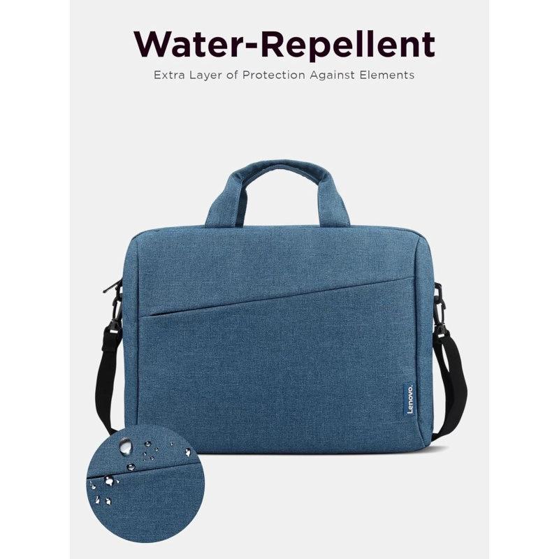 Lenovo Casual Laptop Briefcase T210 (Toploader) 15.6-inch Water Repellent Blue 