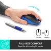 Logitech M190 Wireless Mouse ,Full Size Ambidextrous Curve Design (Blue)