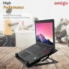 Amigo Nedis Portable Cooler Notebook Stand | Laptop Riser |with Adjustable Height Angle Amigo Nedis Portable Cooler Notebook Stand | Laptop Riser |with Adjustable Height Angle