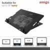 Amigo Nedis Portable Cooler Notebook Stand | Laptop Riser |with Adjustable Height Angle Amigo Nedis Portable Cooler Notebook Stand | Laptop Riser |with Adjustable Height Angle