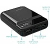 Portronics Indo 10D 10,000 mAh Power Bank Dual Input(Type C + Micro USB) and Dual Output with Display (Black) Portronics Indo 10D 10,000 mAh Power Bank Dual Input(Type C + Micro USB) and Dual Output with Display (Black)