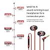 Soundmagic E10C in-Ear Wired Headphones with Mic (Red) Soundmagic E10C in-Ear Wired Headphones with Mic (Red)