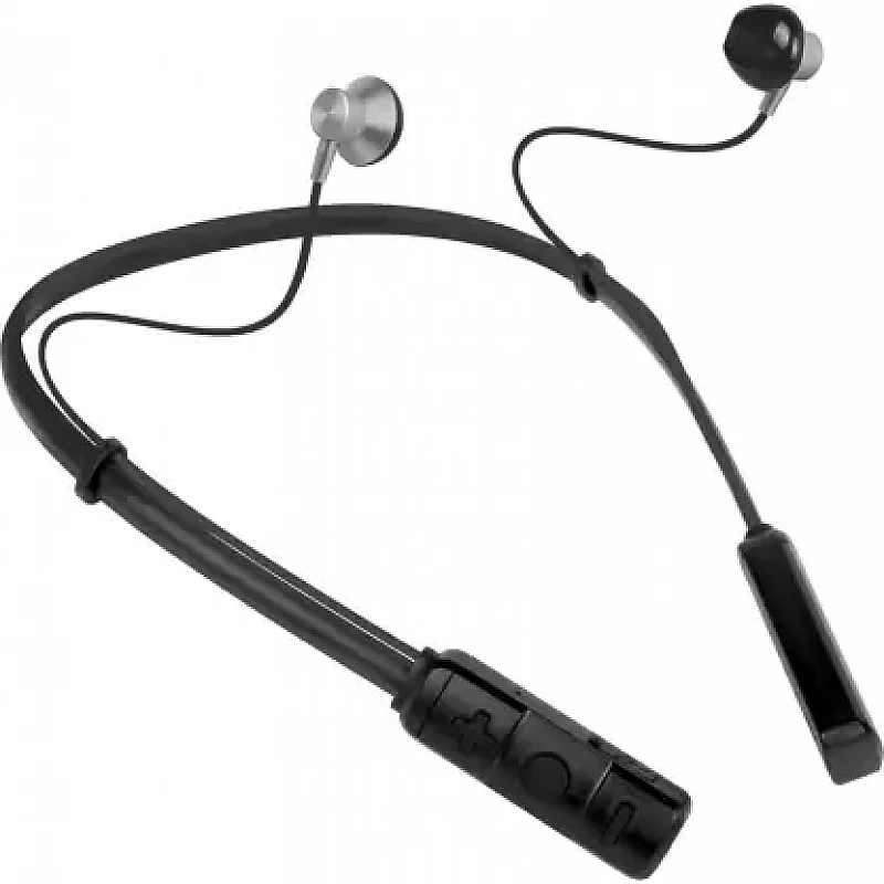 PTron Tangent Pro Headphone Neckband Stereo Earphone Bluetooth with Mic for All Smartphones (Grey/Black) PTron Tangent Pro Headphone Neckband Stereo Earphone Bluetooth with Mic for All Smartphones (Grey/Black)