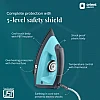 Orient Electric DIFP10BP Fabri Press Dry Iron (Black and Blue) Orient Electric DIFP10BP Fabri Press Dry Iron (Black and Blue)