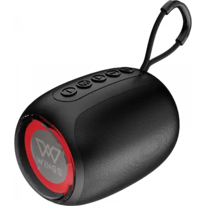 WINGS Upbeat 201 Made In India, BT 5.2,20 Hrs Playtime, With Mic 5 W Bluetooth Speaker (Black, Mono Channel) WINGS Upbeat 201 Made In India, BT 5.2,20 Hrs Playtime, With Mic 5 W Bluetooth Speaker (Black, Mono Channel)