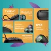 WINGS Upbeat 201 Made In India, BT 5.2,20 Hrs Playtime, With Mic 5 W Bluetooth Speaker (Black, Mono Channel) WINGS Upbeat 201 Made In India, BT 5.2,20 Hrs Playtime, With Mic 5 W Bluetooth Speaker (Black, Mono Channel)