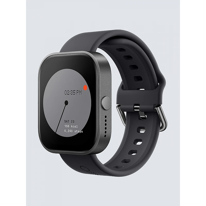 CMF by Nothing Watch Pro, 1.96 AMOLED display, BT calling with AI noise reduction, GPS Smartwatch (Dark Grey Strap, Free Size) CMF by Nothing Watch Pro, 1.96 AMOLED display, BT calling with AI noise reduction, GPS Smartwatch (Dark Grey Strap, Free Size)