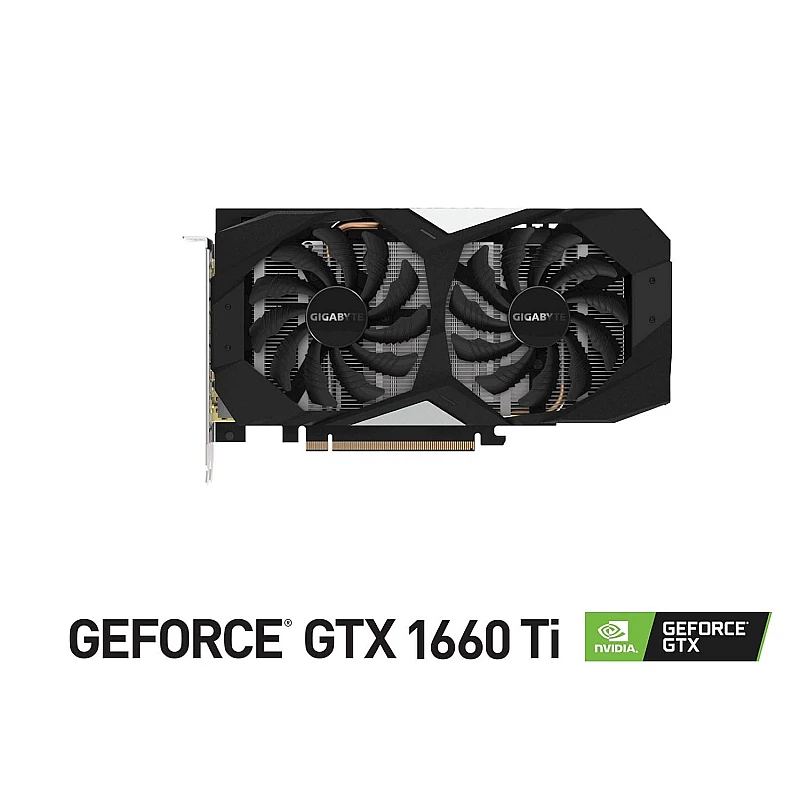 Gigabyte GeForce GTX 1660 Ti OC 6G 192-bit GDDR5 ,with Windforce 2X Cooling System, 90mm Unique Blade Fans Graphic Cards- (GV-N166TOC-6GD)- Gigabyte GeForce GTX 1660 Ti OC 6G 192-bit GDDR5 ,with Windforce 2X Cooling System, 90mm Unique Blade Fans Graphic Cards- (GV-N166TOC-6GD)-