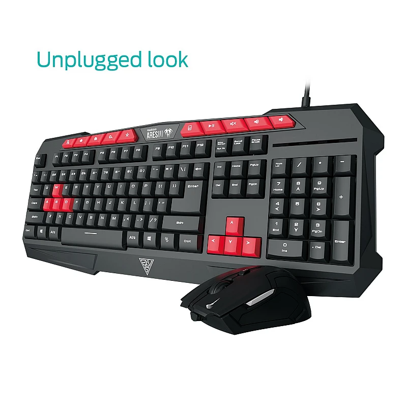 GAMDIAS ARES-GKC 100 Gaming Membrane Keyboard and Mouse GAMDIAS ARES-GKC 100 Gaming Membrane Keyboard and Mouse