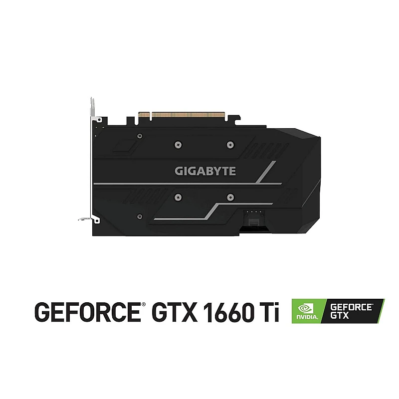 Gigabyte GeForce GTX 1660 Ti OC 6G 192-bit GDDR5 ,with Windforce 2X Cooling System, 90mm Unique Blade Fans Graphic Cards- (GV-N166TOC-6GD)- Gigabyte GeForce GTX 1660 Ti OC 6G 192-bit GDDR5 ,with Windforce 2X Cooling System, 90mm Unique Blade Fans Graphic Cards- (GV-N166TOC-6GD)-