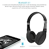 Portronics POR-762 Muffs Plus Wireless Bluetooth Headphone with AUX Port (Black) Portronics POR-762 Muffs Plus Wireless Bluetooth Headphone with AUX Port (Black)