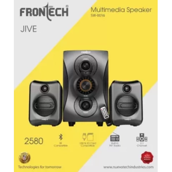 Frontech SW-0016 20 W Bluetooth Home Theatre  (Black, 2.1 Channel)