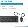 HP Desktop C2500 Keyboard And Mouse combo Black