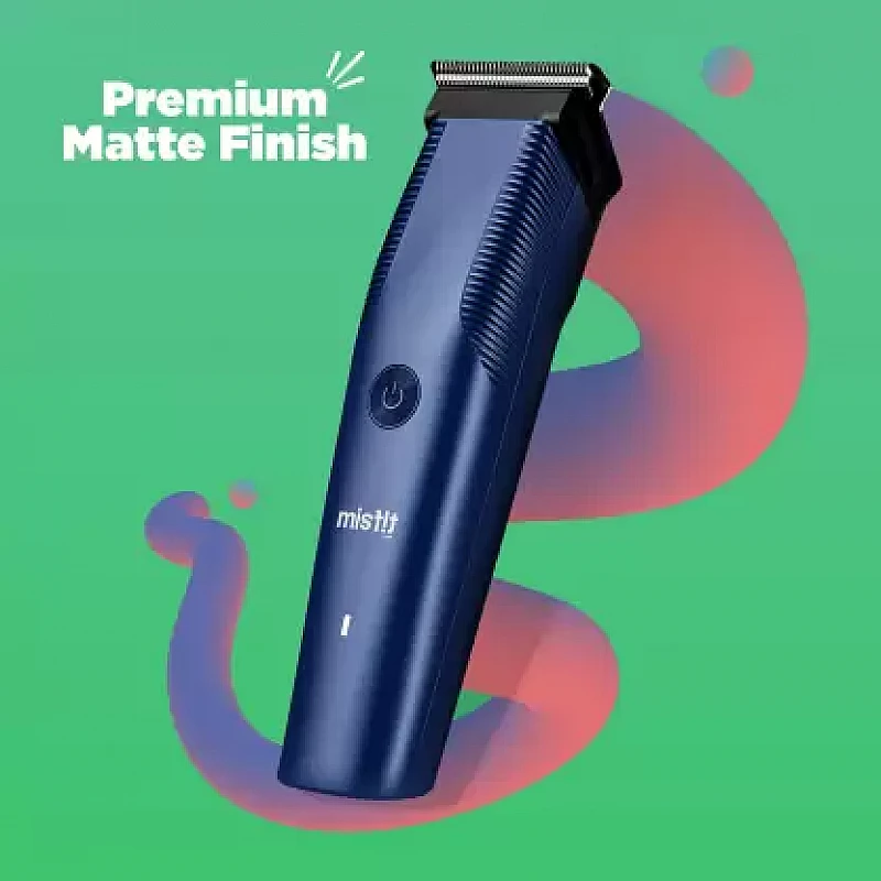 Misfit Groom 100 Trimmer 120 min Runtime 5 Length Settings (Blue) Misfit Groom 100 Trimmer 120 min Runtime 5 Length Settings (Blue)