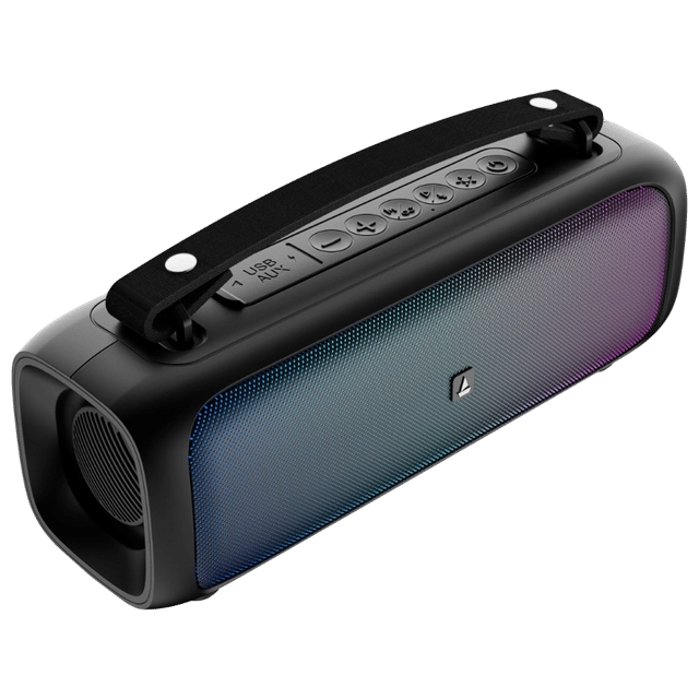 boAt Stone Beam 12W Portable Bluetooth Speaker (TWS Function, 2.0 Channel Stereo Sound, Midnight Black)