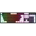 Ant Esports MK1400 Rainbow LED Illumination, White and Black Keycaps, Backlit Membrane Wired USB Gaming Keyboard Black Ant Esports MK1400 Rainbow LED Illumination, White and Black Keycaps, Backlit Membrane Wired USB Gaming Keyboard Black