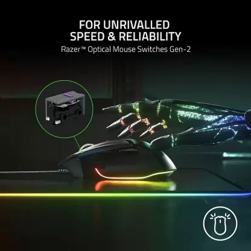 Razer Basilisk V3 Wired Gaming Mouse RZ01-04000100-R3M1 Black Razer Basilisk V3 Wired Gaming Mouse RZ01-04000100-R3M1 Black