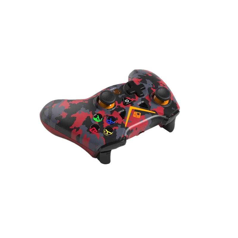 Cosmic Byte C3070W 2.4G Wireless Gamepad for PC PS3 Rubberized Camo Red