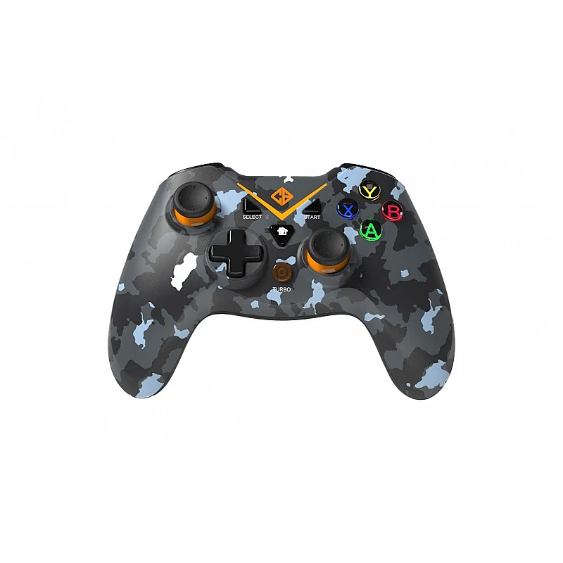 Cosmic Byte C3070W 2.4G Wireless Gamepad for PC PS3 Rubberized Texture Camo Black Cosmic Byte C3070W 2.4G Wireless Gamepad for PC PS3 Rubberized Texture Camo Black