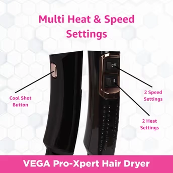 VEGA VHDP-03 Pro-Xpert 2200 W Hair Dryer BLACK VEGA VHDP-03 Pro-Xpert 2200 W Hair Dryer BLACK