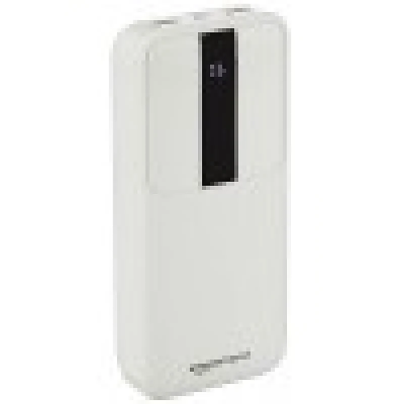 Amazon Basics 20000 mAh 22.5W Fast Charging Lithium Polymer Power Bank with Type C Cable Dual Input, Triple Output White Amazon Basics 20000 mAh 22.5W Fast Charging Lithium Polymer Power Bank with Type C Cable Dual Input, Triple Output White