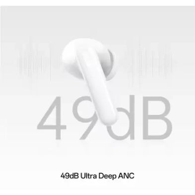 OPPO Enco Air3 Pro True Wireless in Ear Earbuds with Industry First Composite Bamboo Fiber 30H Playtime, 47ms Ultra Low Latency White