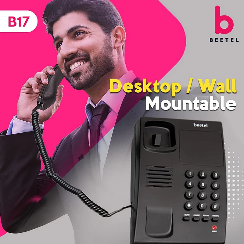 Beetel B17 Corded Landline Phone black Beetel B17 Corded Landline Phone black