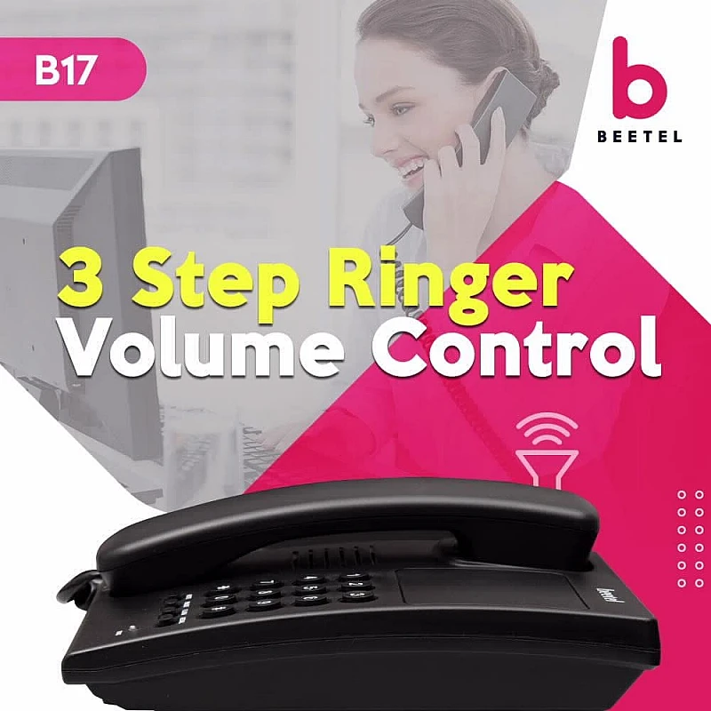 Beetel B17 Corded Landline Phone black Beetel B17 Corded Landline Phone black