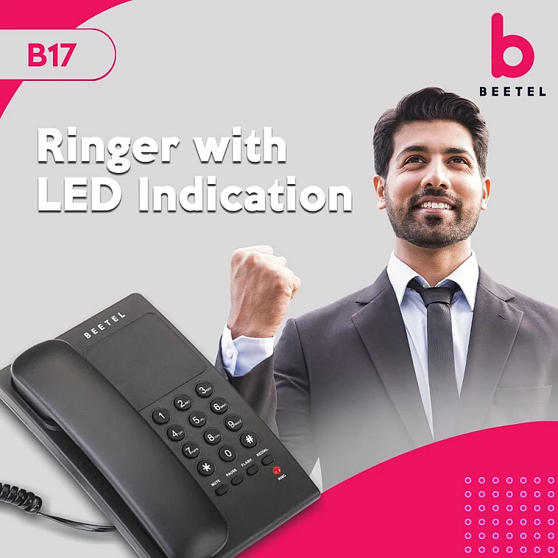 Beetel B17 Corded Landline Phone black Beetel B17 Corded Landline Phone black