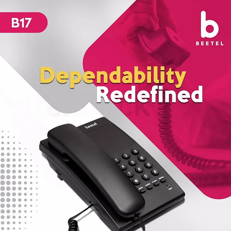 Beetel B17 Corded Landline Phone black Beetel B17 Corded Landline Phone black