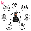 Beetel X73 Cordless 2.4Ghz Landline Phone with Caller ID Display, 2-Way Speaker Phone (Black)