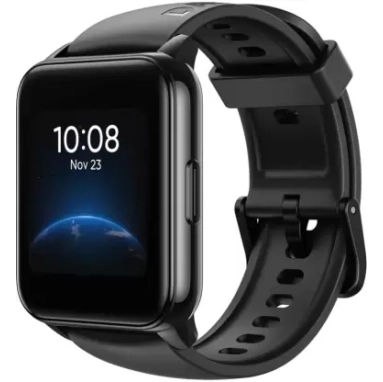 realme Smart Watch 2 with Superbright HD Display And 90 Sports Modes (Black Strap, Regular realme Smart Watch 2 with Superbright HD Display And 90 Sports Modes (Black Strap, Regular