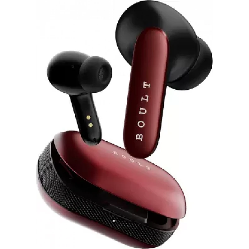 Boult Y1 Pro with Zen Quad Mic ENC, 60Hrs Battery, Fast Charging (Red, True Wireless) Boult Y1 Pro with Zen Quad Mic ENC, 60Hrs Battery, Fast Charging (Red, True Wireless)