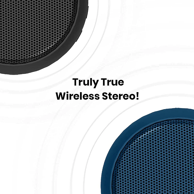 Portronics SoundDrum 1 10W TWS Portable , Inbuilt-FM and Type C Charging 10 W Bluetooth Speaker Black, Mono Channel Portronics SoundDrum 1 10W TWS Portable , Inbuilt-FM and Type C Charging 10 W Bluetooth Speaker Black, Mono Channel