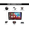 JXL 9 Inch HD 1280P Car Android Stereo 2GB RAM/32GB ROM with MTK (TS9) Processor Wireless Android Auto and Wireless Apple Car Play Gorilla Glass IPS Display