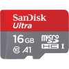 Sandisk 16GB Class 10 Ultra MicroSD UHS-A1 Card with adapter