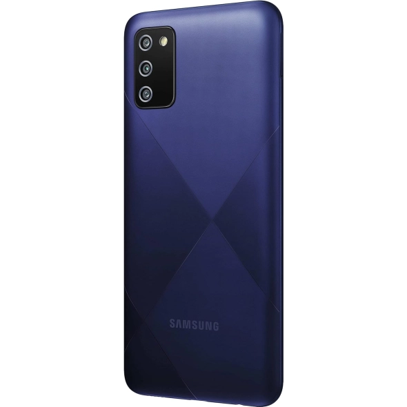 Samsung Galaxy F02s (Diamond Blue, 4GB RAM, 64GB Storage) Refurbished