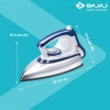 Bajaj Majesty DX 11 1000-Watt Dry Iron (Blue and White) 