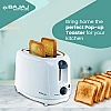 Bajaj ATX 4 750-Watt 2-Slice Pop-up Toaster Dust Cover Slide Out Crumb Tray 6-Level Browning Controls Mid-Cycle Cancel Feature White Electric Toaster Bajaj ATX 4 750-Watt 2-Slice Pop-up Toaster Dust Cover Slide Out Crumb Tray 6-Level Browning Controls Mid-Cycle Cancel Feature White Electric Toaster