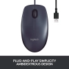 Logitech B100 Computer USB Mouse Black Logitech B100 Computer USB Mouse Black