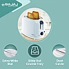 Bajaj ATX 4 750-Watt 2-Slice Pop-up Toaster Dust Cover Slide Out Crumb Tray 6-Level Browning Controls Mid-Cycle Cancel Feature White Electric Toaster Bajaj ATX 4 750-Watt 2-Slice Pop-up Toaster Dust Cover Slide Out Crumb Tray 6-Level Browning Controls Mid-Cycle Cancel Feature White Electric Toaster