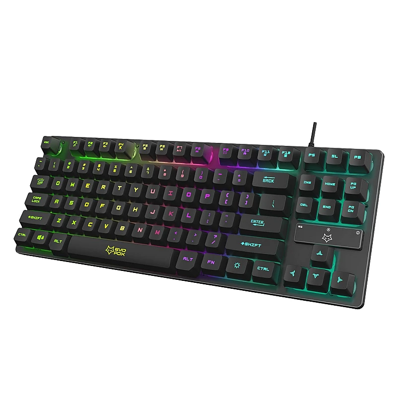Evo Fox by Amkette Fireblade Gaming Wired Keyboard with LED Backlit Evo Fox by Amkette Fireblade Gaming Wired Keyboard with LED Backlit