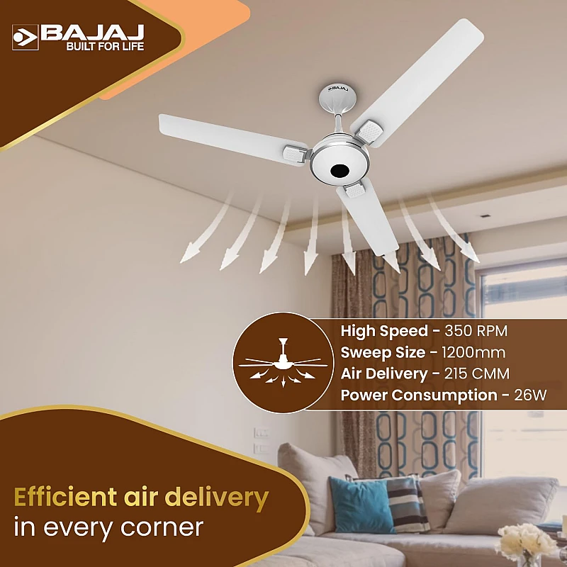 Bajaj Energon 1200Mm Bldc Ceiling Fan 5 Stars Starrated Energy Efficient Ceiling Fans For Home Bajaj Energon 1200Mm Bldc Ceiling Fan 5 Stars Starrated Energy Efficient Ceiling Fans For Home