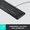 Logitech K120 Wired Keyboard for Windows, USB Plug-and-Play Full-Size, Spill Resistant Logitech K120 Wired Keyboard for Windows, USB Plug-and-Play Full-Size, Spill Resistant