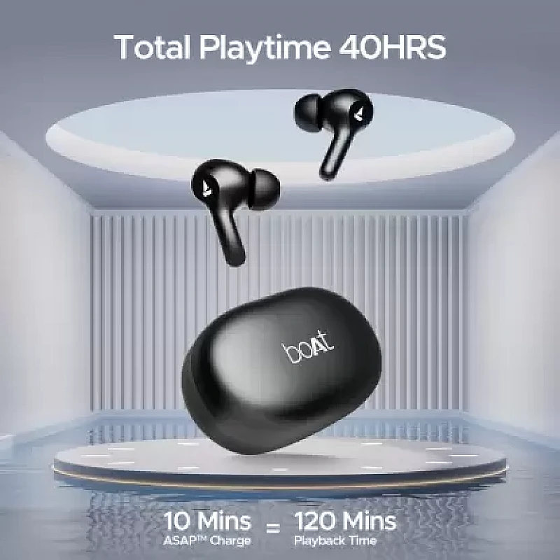 boAt Airdopes 71 40 HRS Playback Beast Mode Bluetooth Headset (Active Black, True Wireless) boAt Airdopes 71 40 HRS Playback Beast Mode Bluetooth Headset (Active Black, True Wireless)