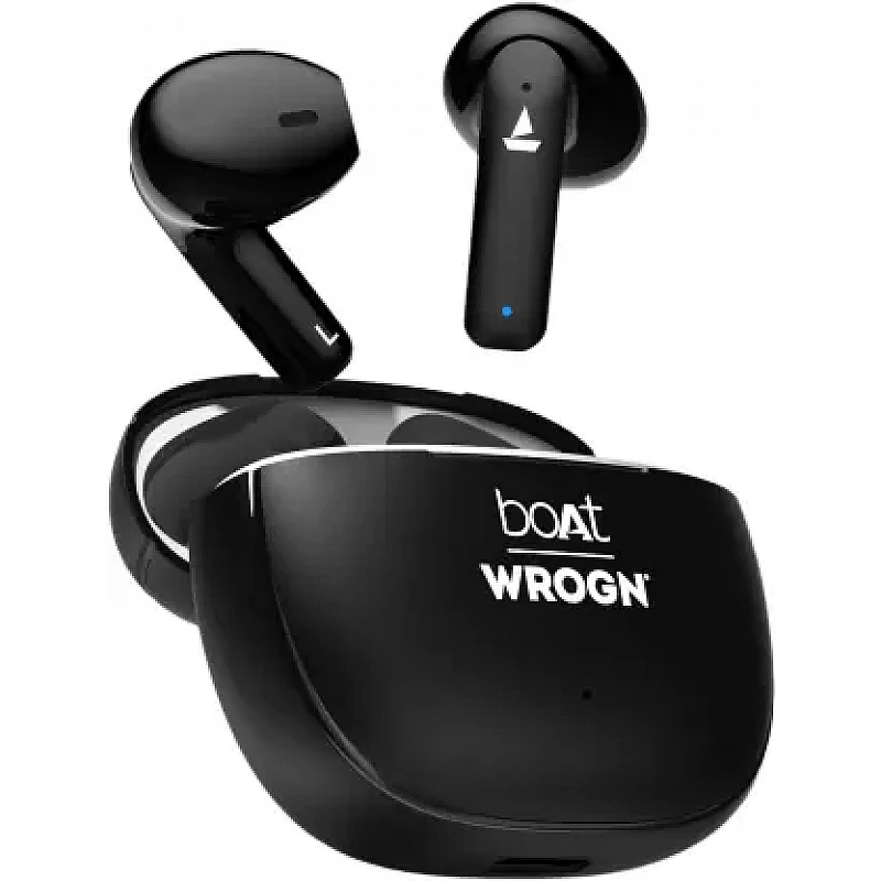 boAt Airdopes 118 WROGN Edition 50 HRS Playback ENx Tech and Beast mode Opal Black True Wireless boAt Airdopes 118 WROGN Edition 50 HRS Playback ENx Tech and Beast mode Opal Black True Wireless
