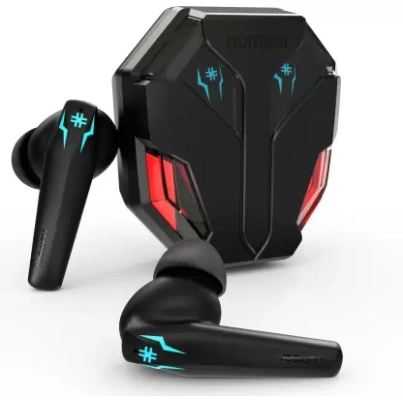Number Super Buds Pro GT99 4 Mic 50Hr Battery Bluetooth Gaming Headset  Glass Black, True Wireless