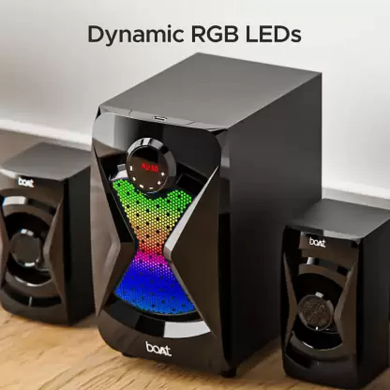 boAt Blitz 1500 Pro with Dynamic RGB LEDs, EQ Modes and Master Remote Control 80 W Bluetooth Home Theatre Space Black boAt Blitz 1500 Pro with Dynamic RGB LEDs, EQ Modes and Master Remote Control 80 W Bluetooth Home Theatre Space Black